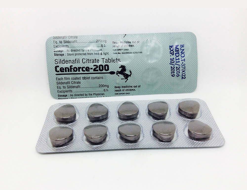 Buy Viagra generic [Cenforce-200] (Sildenafil citrate) Centurion Laboratories (India) Usa online image