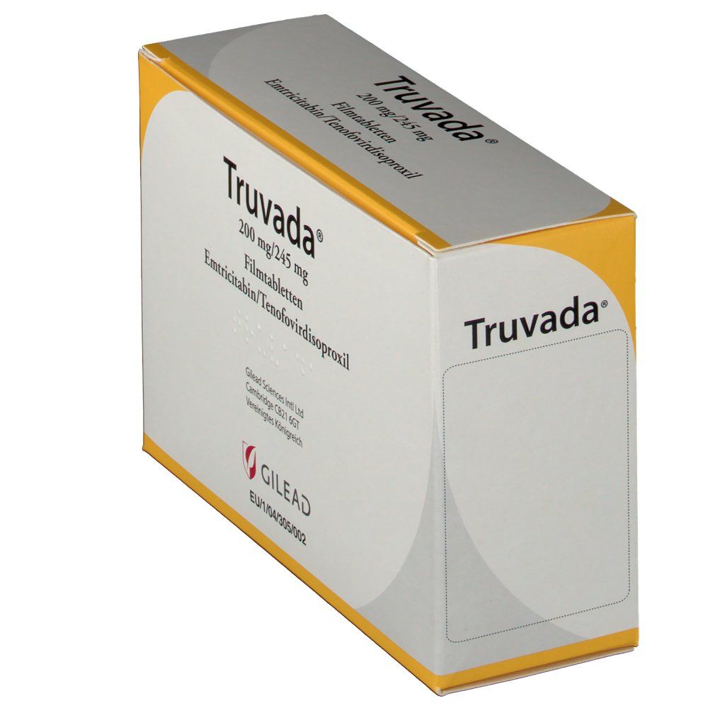 Buy Truvada 200 mg/245 mg  [Tenvir] (Emtricitabine / Tenofovir Disoproxil) Gilead (USA) Usa online image