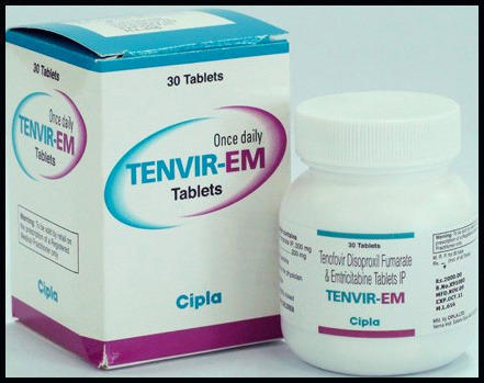 Buy Tenvir EM [Truvada] (Tenofovir Disoproxil Fumarate) Cipla (India) Usa online image