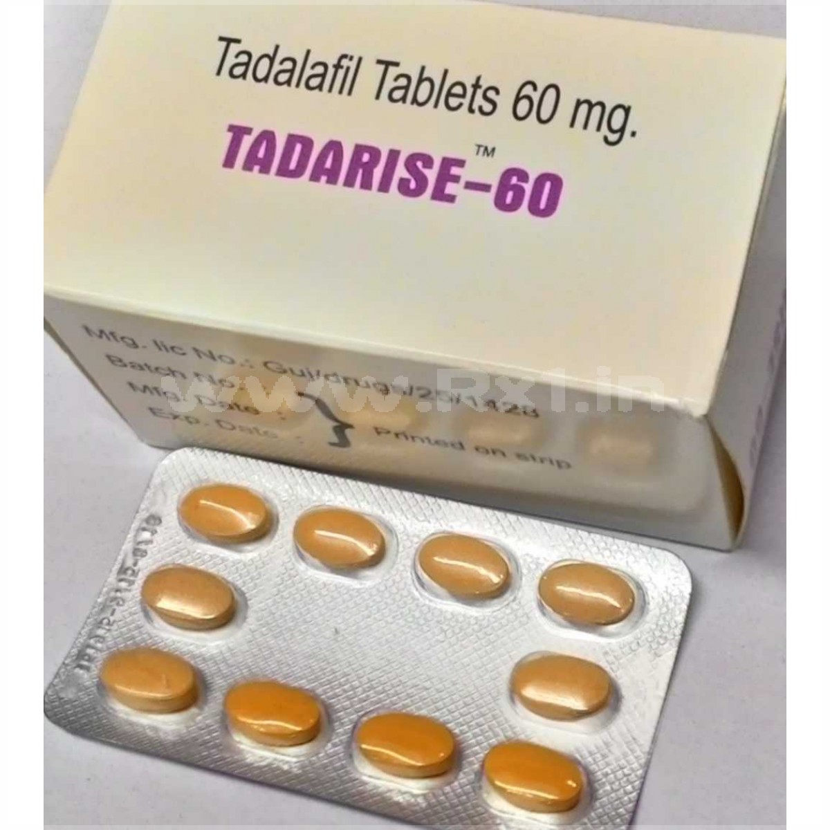 Buy TADARISE - 60 (Tadalafil) Sunrise Remedies (India) Usa online image